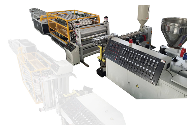 ASA+PVC Glazed Roof Tile Extrusiom Line